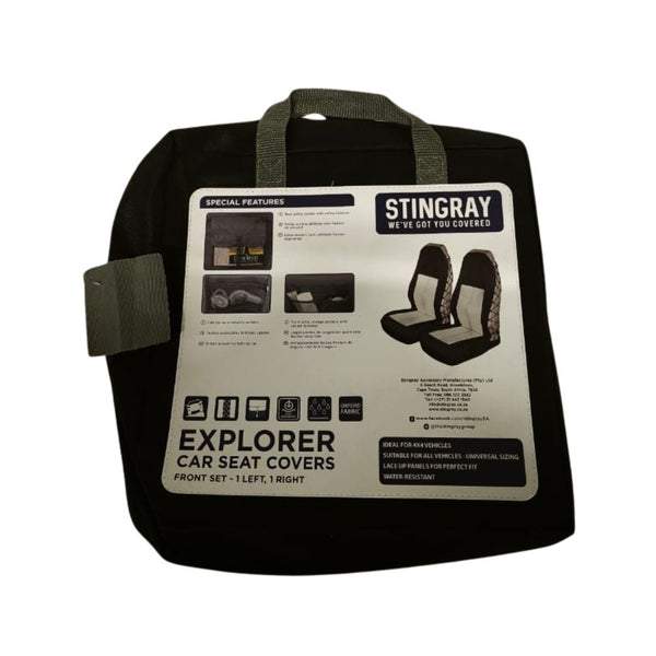 2 Pcs Heavy Duty Poly Canvas Seat Cover - Front For Sale
