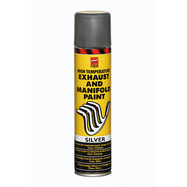 Spanjaard Exhaust & Manifold Paint (Silver) 350ml Aerosol