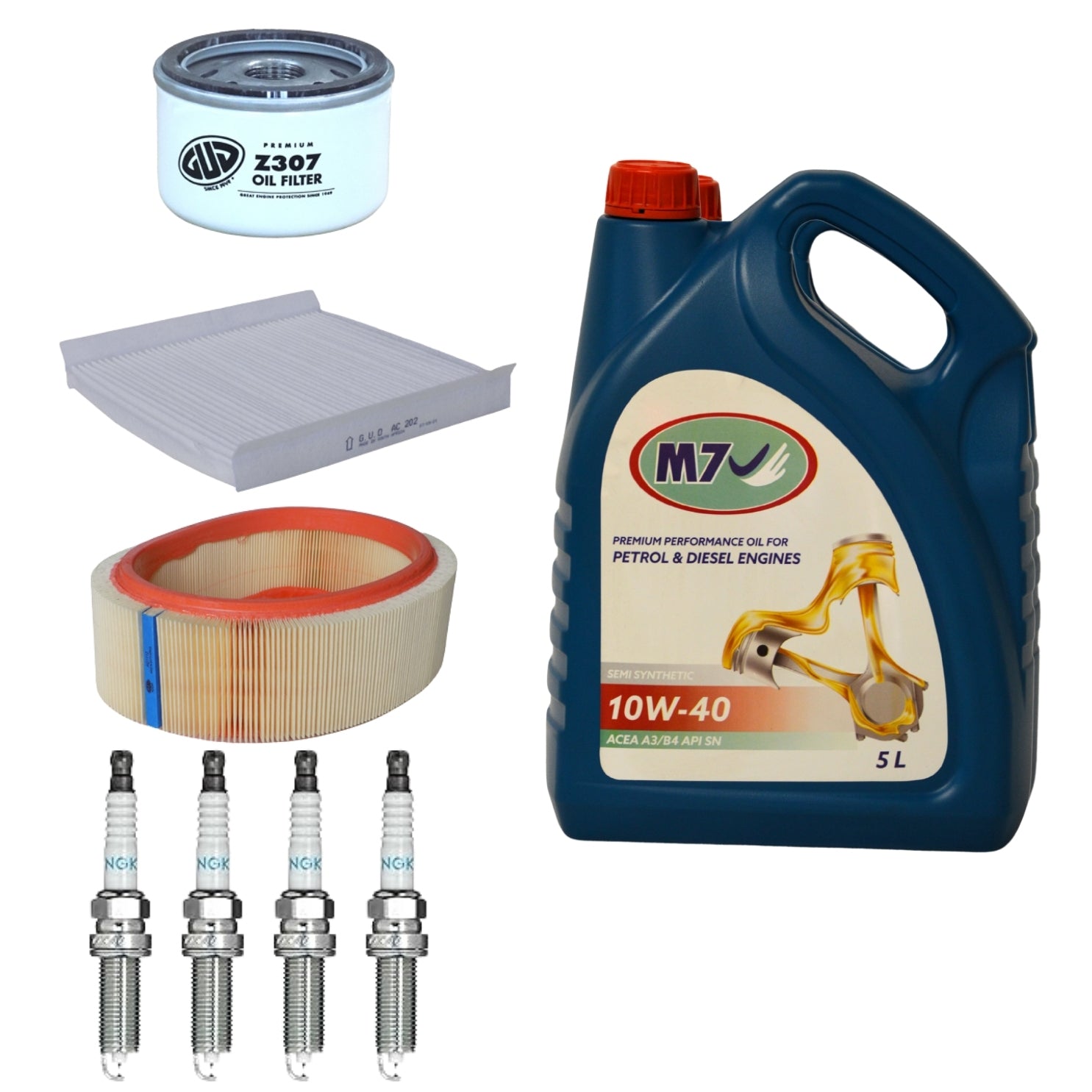 Service Kit For NISSAN NP200 1.6 (K7M 710 8V 64KW) 08-12