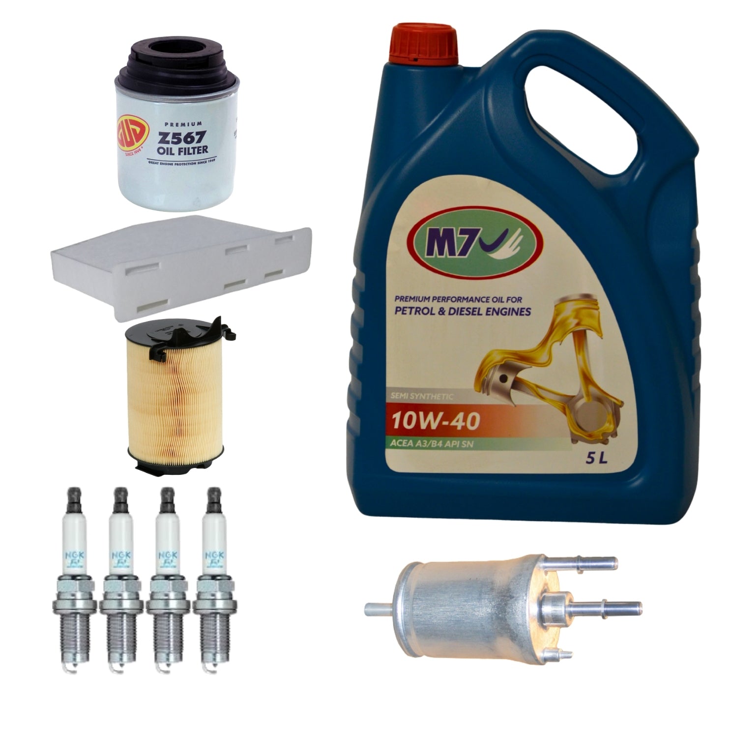 Service Kit For VOLKSWAGEN JETTA [6] 1.4 TSI (CAXA | CMSB 16V 90KW) 11-17