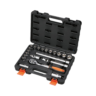 22 Pcs Socket Set 1/2" Drive
