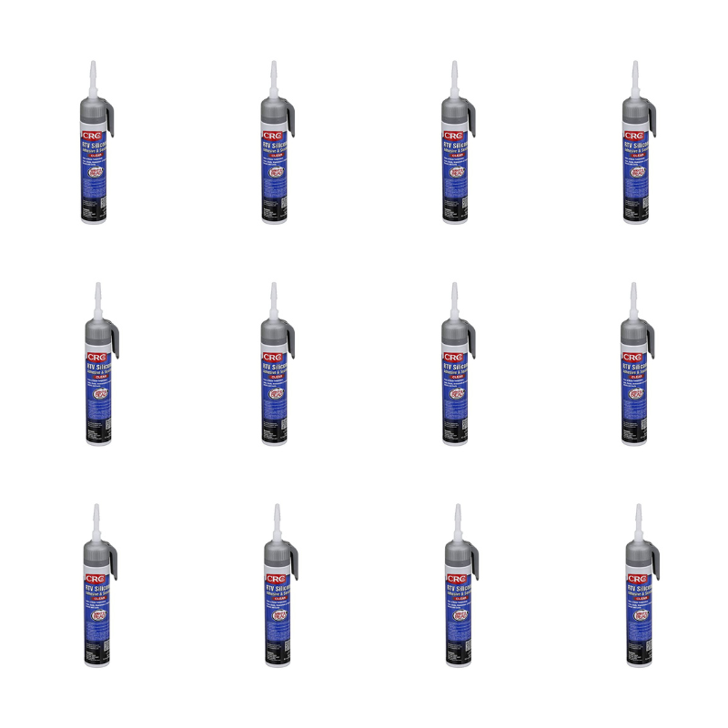 CRC RTV Silicone Sealant Clear (Quantity: 12)
