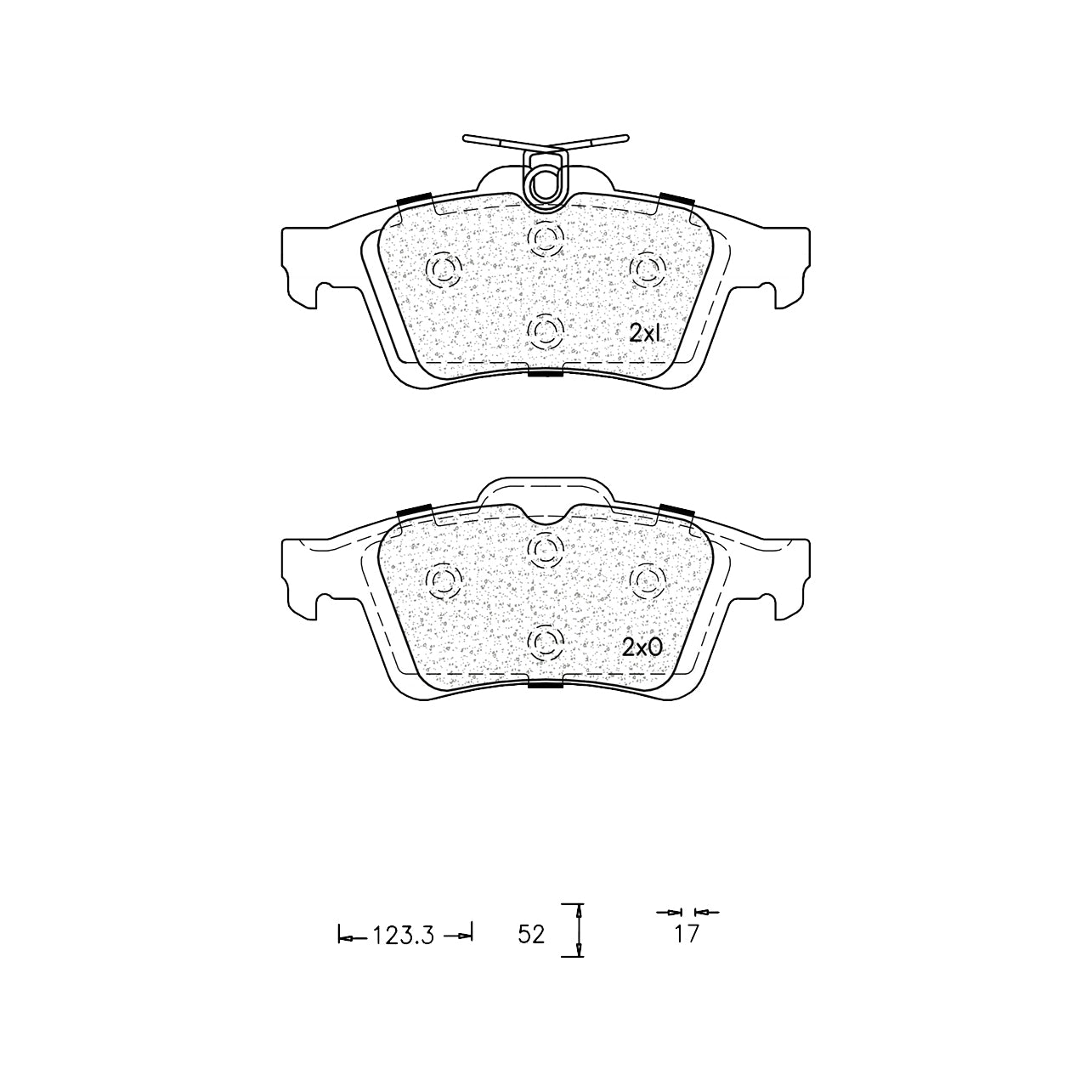 Brake Pad Set - Ate1011 (Ate) | Top-Rated Vehicle Accessories at ...