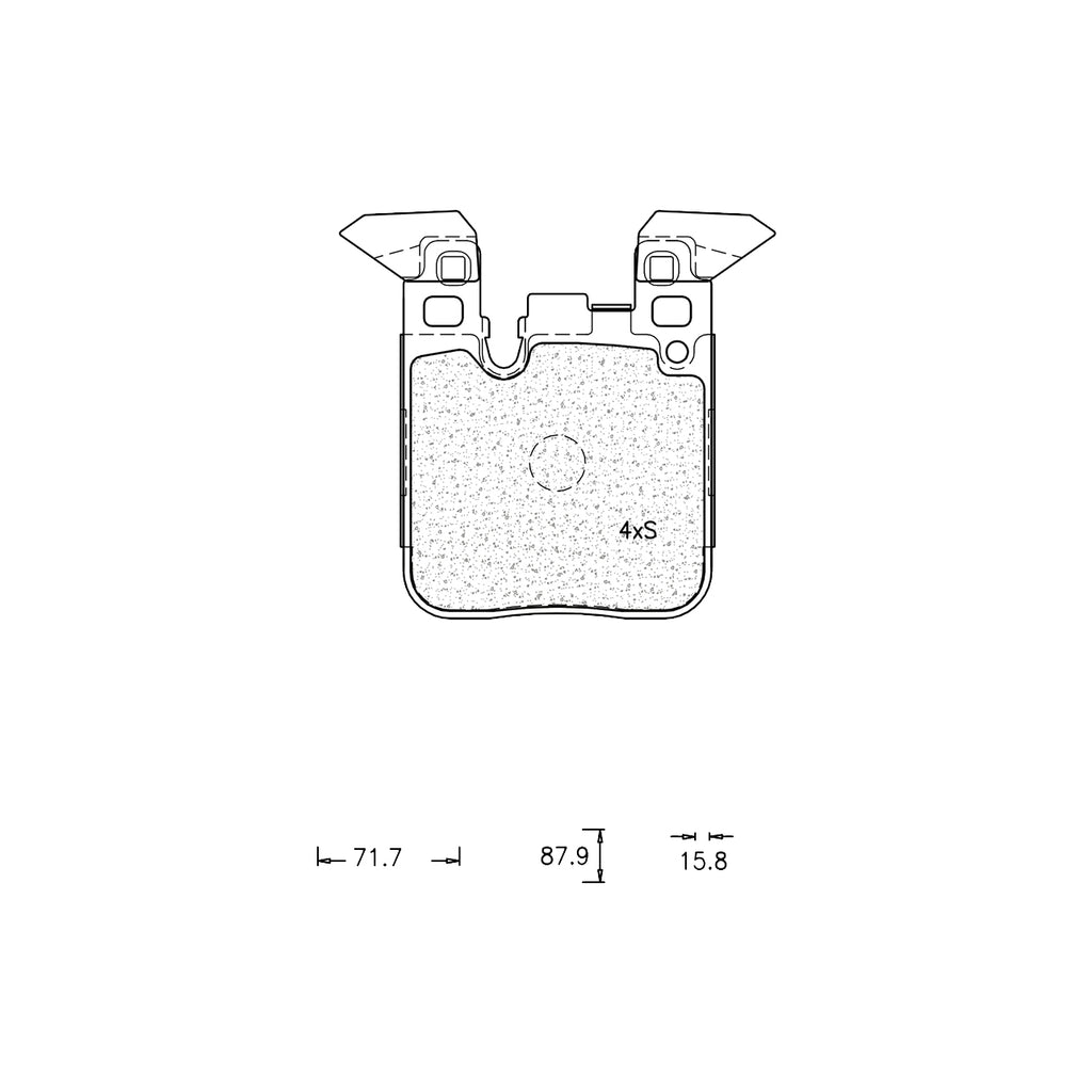 Brake Pad Set - Ate1278 (Ate)
