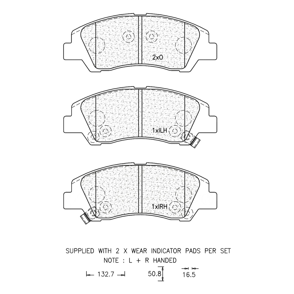 Brake Pad Set - Ate1284 (Ate)