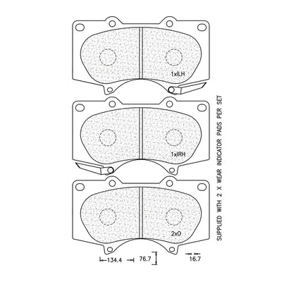 Brake Pad Set - Ate950 (Ate)