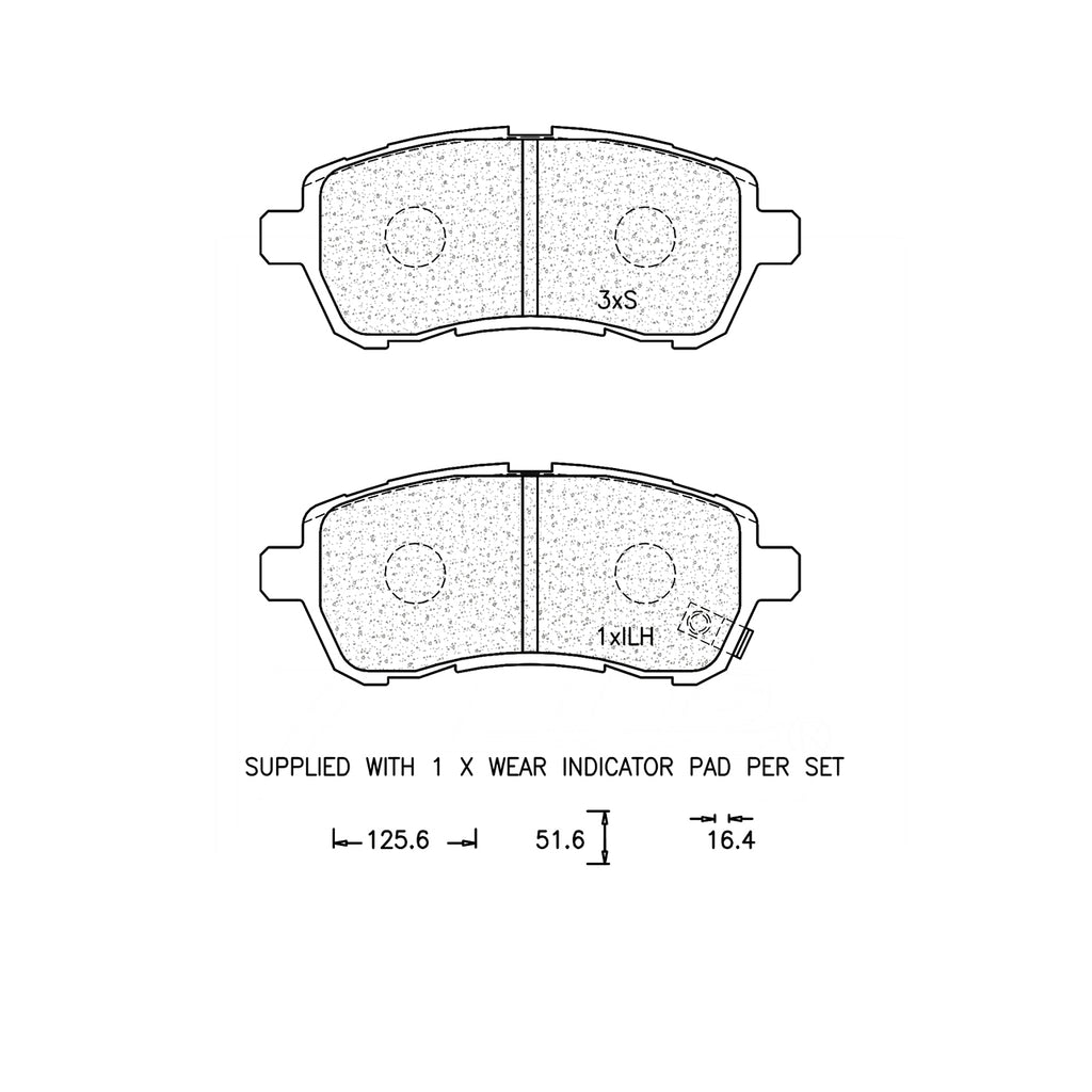 Brake Pad Set - Ate953 (Ate)