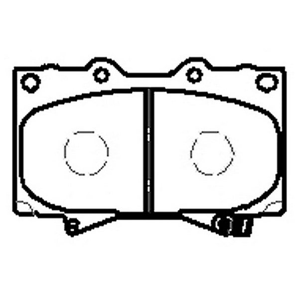 Brake Pad Set - D3233 (Uni Brake) | Top-Rated Vehicle Accessories at ...