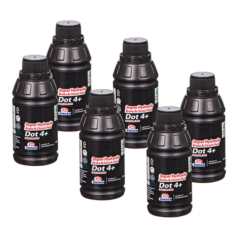 ENGEN SUPER HYDRAULIC BRAKE & CLUTCH FLUID DOT 4+ (200ML X 6) Top
