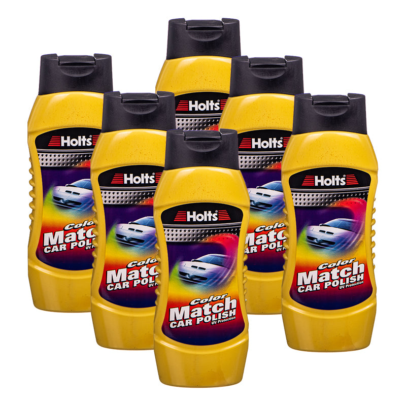 Holts Colour Match Car Polish - Yellow (500Ml) -(Pack Size: 6 )