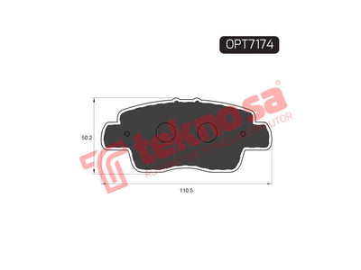 BRAKE DISC - OPT7174 (OPTIMA)
