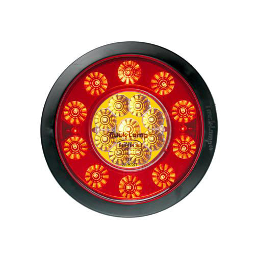 12 Red and 11 Amber LED with red/clear lens and rubber gasket - TL23LED