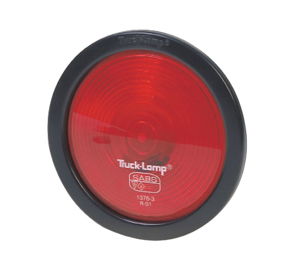 Red semi-sealed stop/tail lamp (gasket, globe holder, lens & base included - globe not included) - TL2