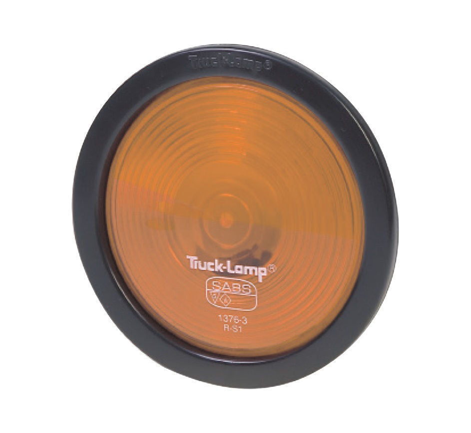 Amber semi-sealed indicator lamp (gasket, globe holder, lens & base included - globe not included) - TL3